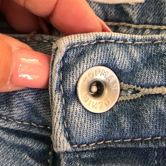 TOPMAN‎ button fly, 5 pocket jeans size 30 x 30 excellent condition - Picture 3 of 6